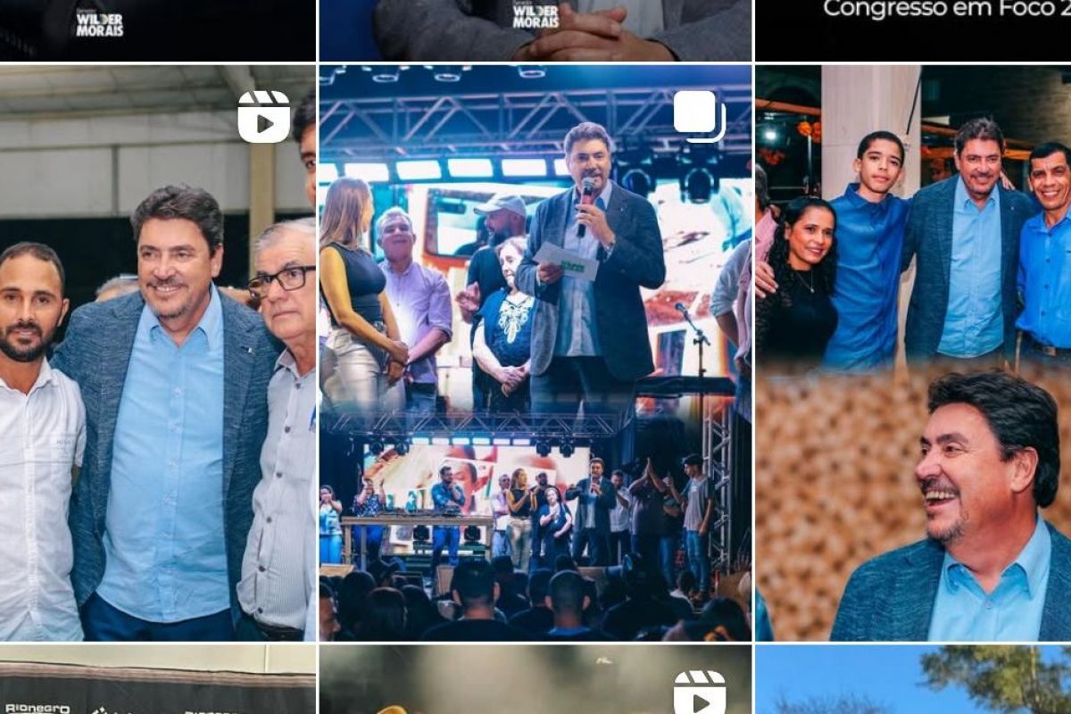 Sem assunto, Wilder Morais faz 3 posts seguidos sobre Taquaral em seu Instagram